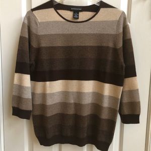 SUTTON STUDIO Cashmere Sweater, Sz XL